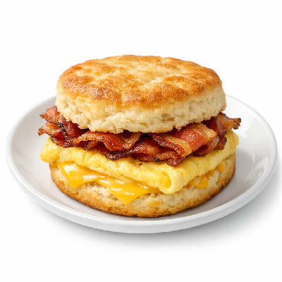 Burger King Breakfast Bacon Egg & Cheese Biscuit