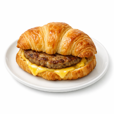 Burger King Breakfast Croissan'wich Sausage & Cheese