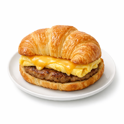 Burger King Breakfast Sausage Egg & Cheese Croissan'wich
