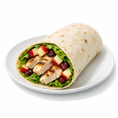 Burger King Chicken Apple and Cranberry Garden Fresh Salad Wrapgrilled