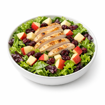 Burger King Chicken Apple & Cranberry Garden Fresh Salad with Tendercrisp and Dressing