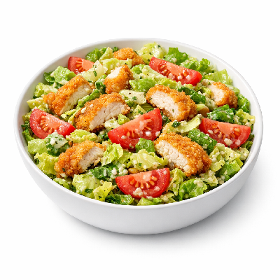 Burger King Chicken BLT Garden Fresh Salad with Tendercrisp and Dressing