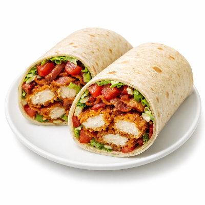 Burger King Chicken BLT Garden Fresh Salad Wrap- Crispy