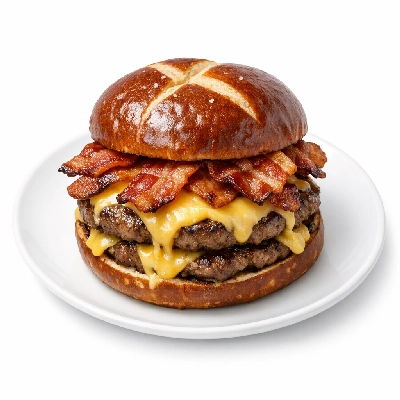 Burger King Pretzel Bacon King