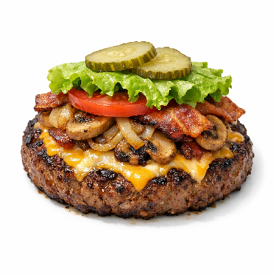 Burger King Whopper No Bun Single Patty