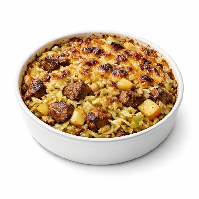 Cabbage & Beef Casserole with Apple