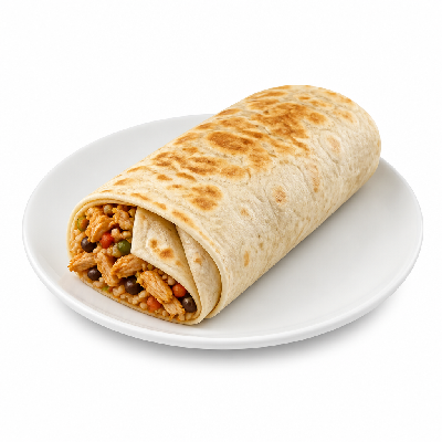 Cafe Rio Shredded Chicken Burrito