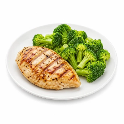 California Pizza Kitchen Kids Chicken Grilled Breast with Broccoli