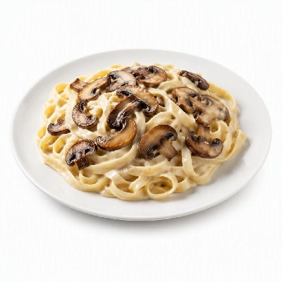 California Pizza Kitchen Pastas Specialties Garlic Cream Fettuccini with Sauteed Mushrooms