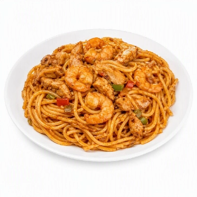 California Pizza Kitchen Pastas Specialties Kung Pao Spaghetti with Chicken and Shrimp