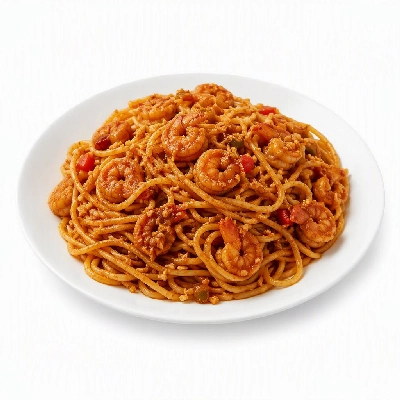 California Pizza Kitchen Pastas Specialties Kung Pao Spaghetti with Shrimp