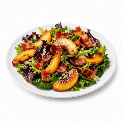 California Pizza Kitchen Salads Caramelized Peach Full with Nueske's Applewood Smoked Bacon