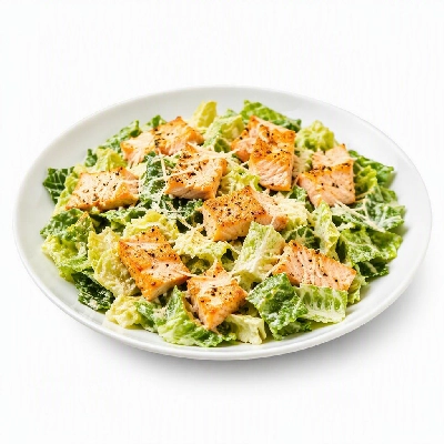 California Pizza Kitchen Salads Classic Caesar Full with Sauteed Salmon