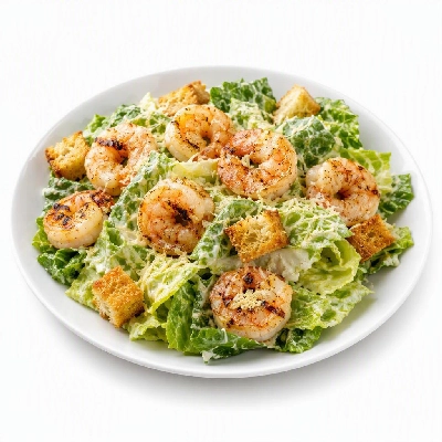 California Pizza Kitchen Salads Classic Caesar Half with Grilled Shrimp