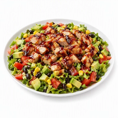 California Pizza Kitchen Salads the Original BBQ Chicken Chopped Half with Avocado
