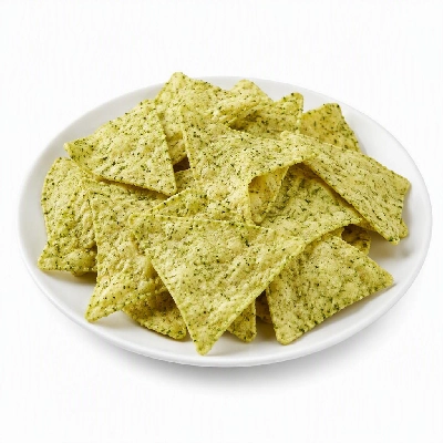 California Pizza Kitchen Small Plates White Corn Guacamole Chips
