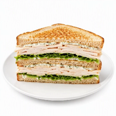 California Pizza Kitchen Tacos Sandwiches California Club Turkey with Herb Cheese