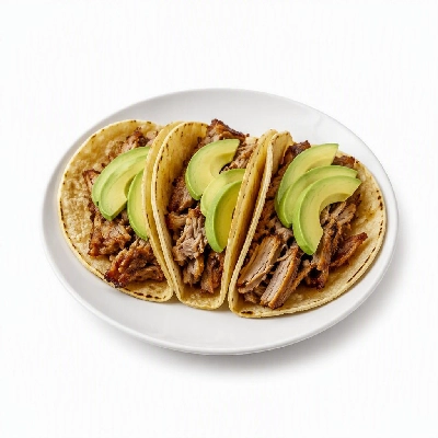 California Pizza Kitchen Tacos Sandwiches Carnitas with Avocado