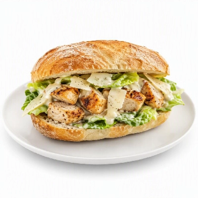 California Pizza Kitchen Tacos Sandwiches Grilled Chicken Caesar with Herb Cheese