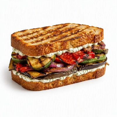 California Pizza Kitchen Tacos Sandwiches Grilled Veggie with Herb Cheese
