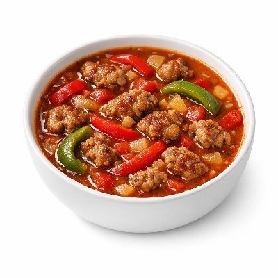 Campbell's chunky soups italian sausage & peppers