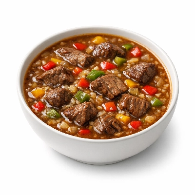 Campbell's chunky soups pepper steak
