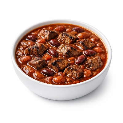 Campbell's chunky soups sizzlin' steak- grilled steak chili with beans