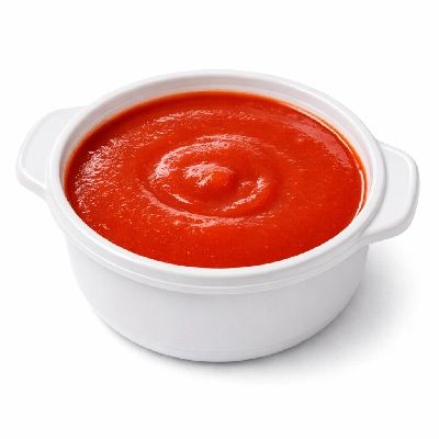 Campbell's red and white microwaveable bowls tomato soup