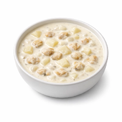Campbell's select harvest microwaveable bowls 98% fat free new england clam chowder
