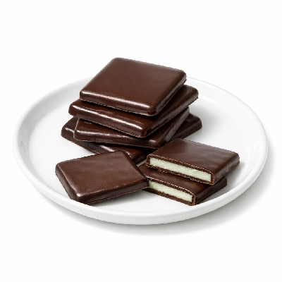 Candies nestle after eight mints