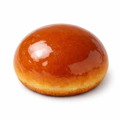 Caramel-glazed bun