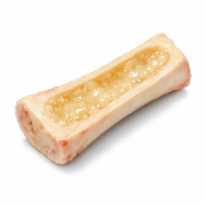 Caribou bone marrow raw by Alaska Native