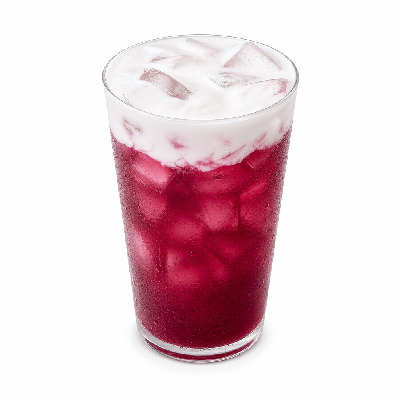 Caribou Coffee Berry-C Energy Drink with Coconutmilk Cold Foam XL