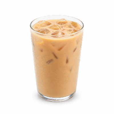 Caribou Coffee Beverages Iced Decaf Vanilla Tea Latte
