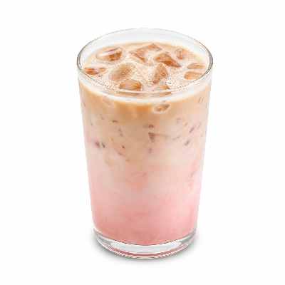 Caribou Coffee Beverages Iced Pomegranate Vanilla Tea Latte