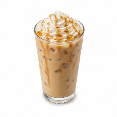 Caribou Coffee Beverages Specialty Iced Northern Lite Caramel High Rise