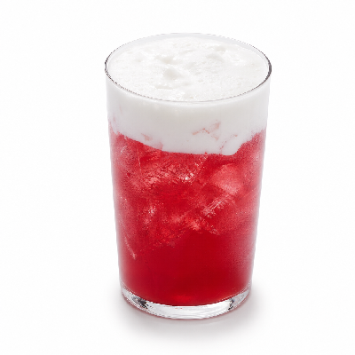 Caribou Coffee Cranberry Energy Drink with Coconutmilk Cold Foam Medium