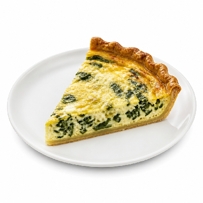 Caribou Coffee Food Quiche Spinach & Swiss