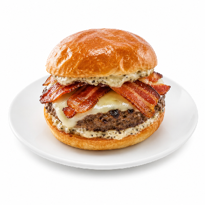 Carl's Jr. 0.5lb. Bacon Truffle Angus Burger
