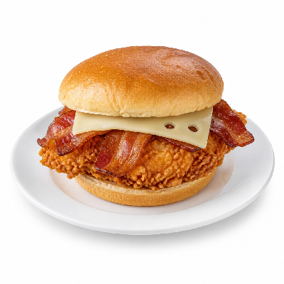 Carl's Jr. Bacon Swiss Crispy Chicken Sandwich