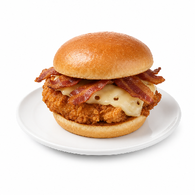 Carl's Jr. Bacon Swiss Crispy Chicken Sandwich Oc
