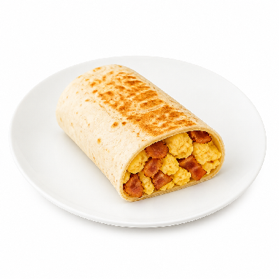 Carl’s Jr. Breakfast Bacon & Egg Burrito