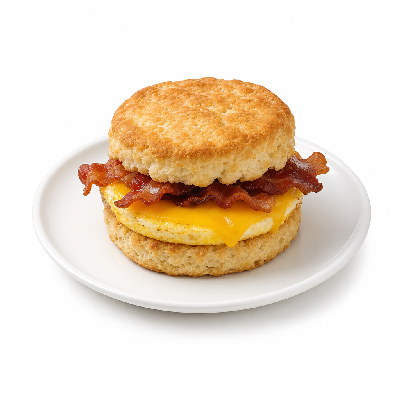 Carl’s Jr. Breakfast Bacon Egg & Cheese Biscuit