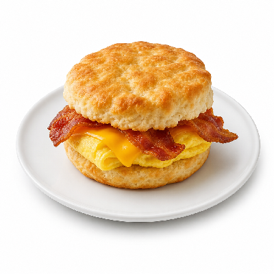 Carl’s Jr. Breakfast Bacon Egg & Cheese Biscuit