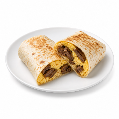Carl’s Jr. Breakfast Steak & Egg Burrito
