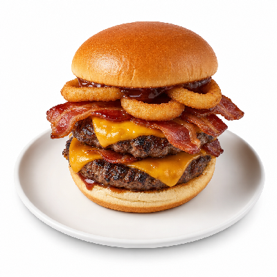 Carl’s Jr. Charbroiled Burgers Double Western Bacon Cheeseburger