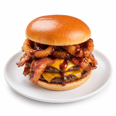 Carl’s Jr. Charbroiled Burgers Double Western Bacon Cheeseburger