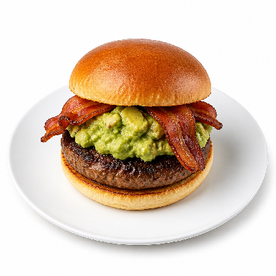 Carl’s Jr. Charbroiled Burgers the 0.33 Lb. Guacamole Bacon Thickburger