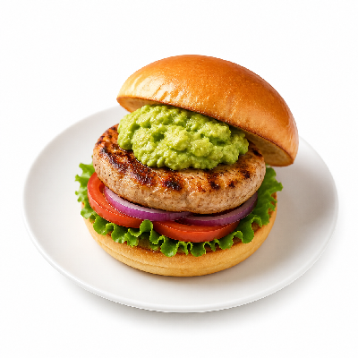 Carl’s Jr. Charbroiled Turkey Burgers Guacamole