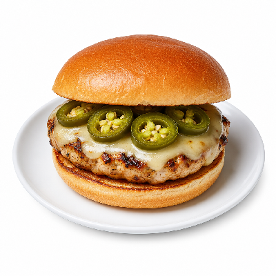 Carl’s Jr. Charbroiled Turkey Burgers Jalapeno